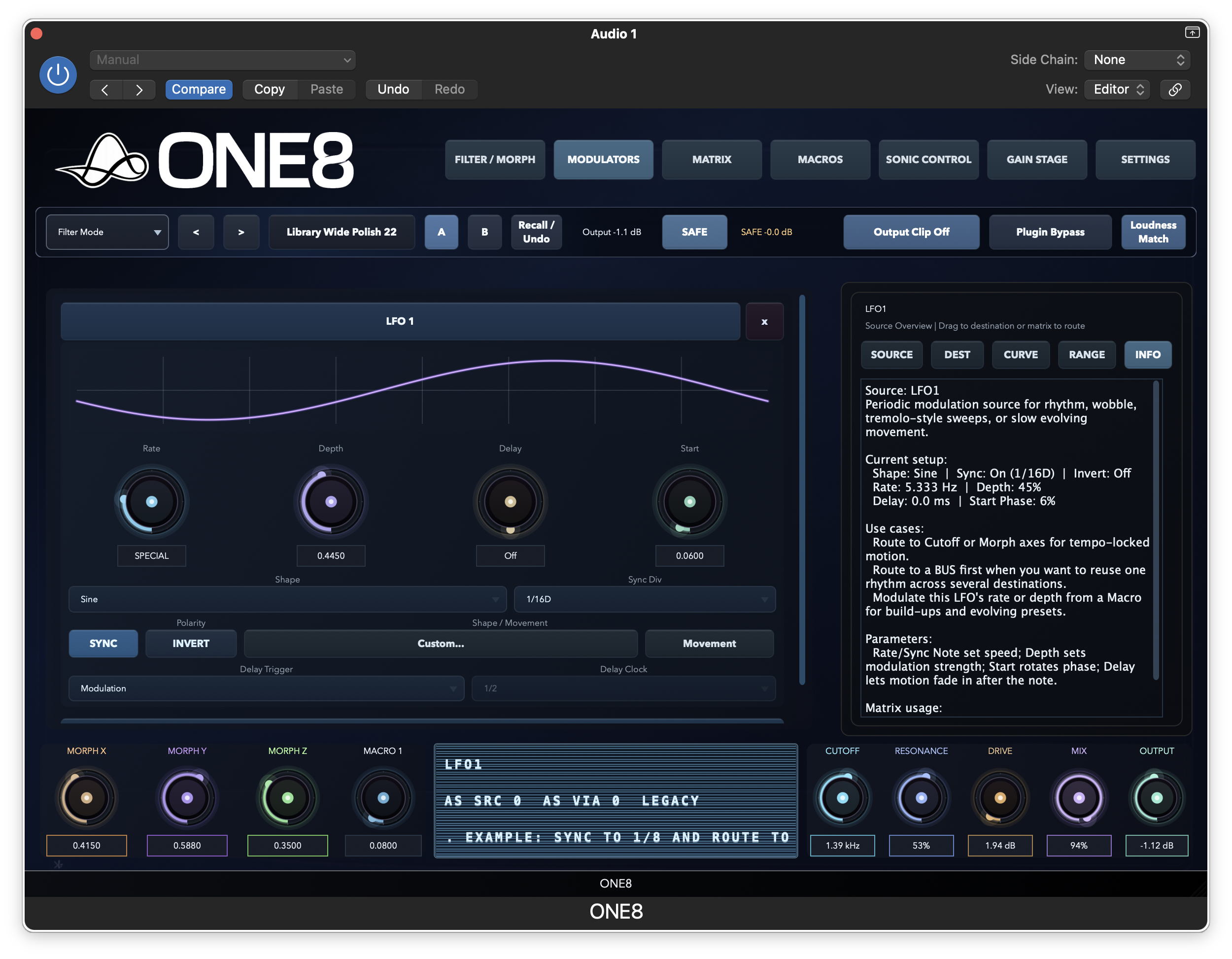 ONE8 Modulators